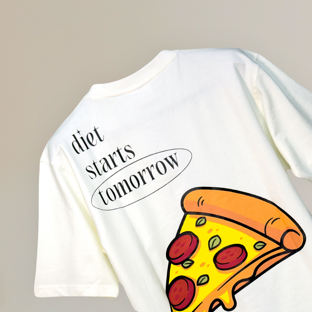 Ivory Pizza T-Shirt